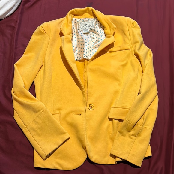 Mustard  yellow blazer jacket - Picture 1 of 1